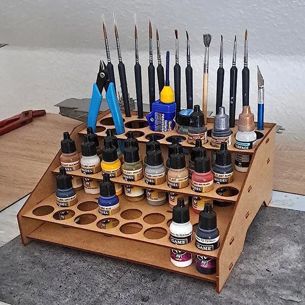 Vallejo paint and brush organizers